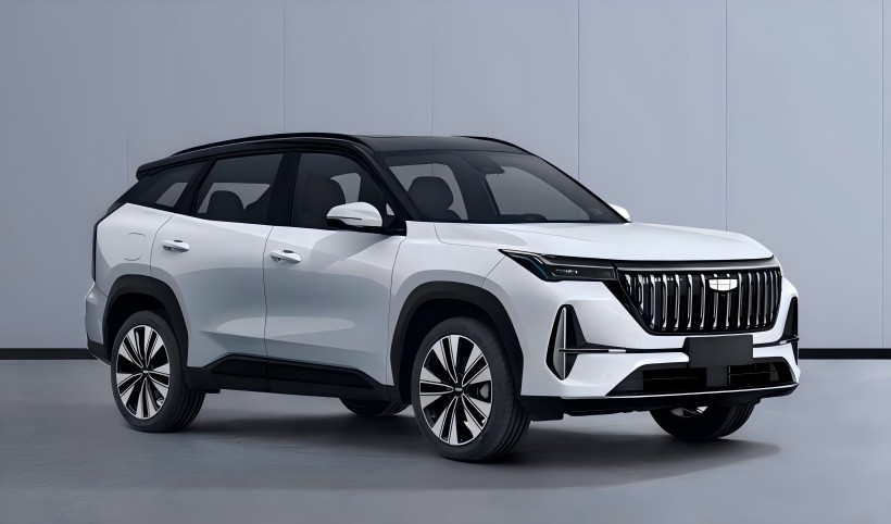 Teaser Images z nowego Boyue L Geely, który ma zawierać pełnomarowy system technologii AI