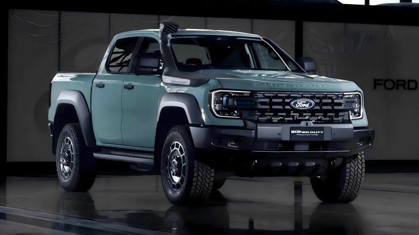Ulepszona wydajność w terenie/holowanie! Oficjalne obrazy Forda Ranger Super Duty wydane